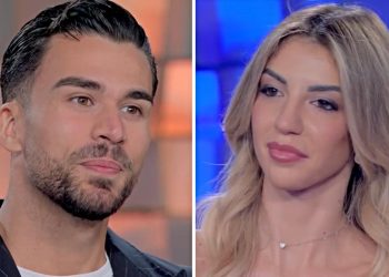 Lucia Ilardo al Grande Fratello Vip, come ha reagito l'ex Rosario Guglielmi (Collage screen Mediaset Infinity)