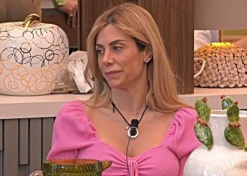 Paola Caruso al Grande Fratello Vip per il figlio (Screen Mediaset Infinity)