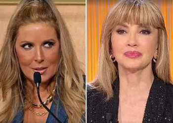 Milly Carlucci rompe il silenzio su Selvaggia Lucarelli al GF Vip (Collage screen Raiplay)