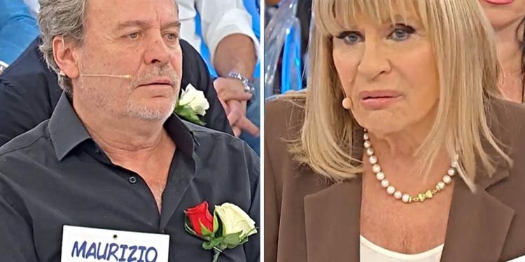 Uomini e Donne, Gemma Galgani fa tornare Maurizio a casa (Collage screen Witty Tv)
