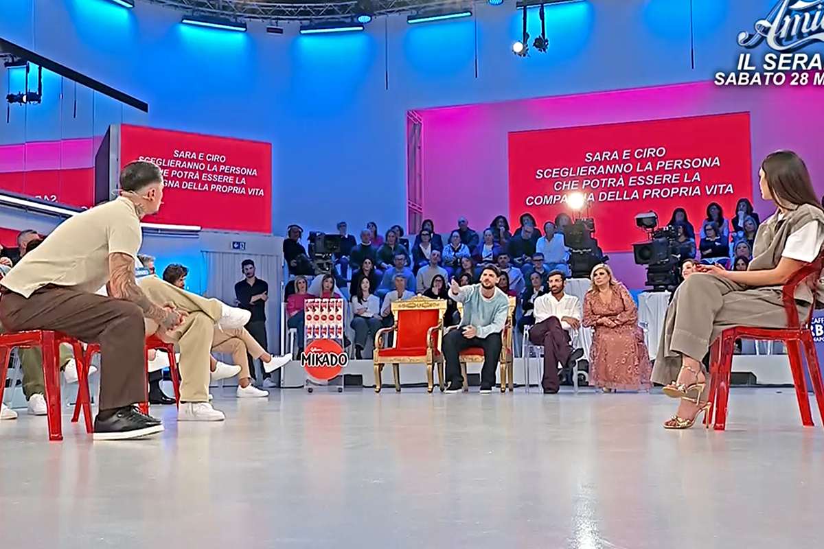 Pesanti insulti e minacce tra Ciro e Matteo a Uomini e Donne (Screen Witty Tv)