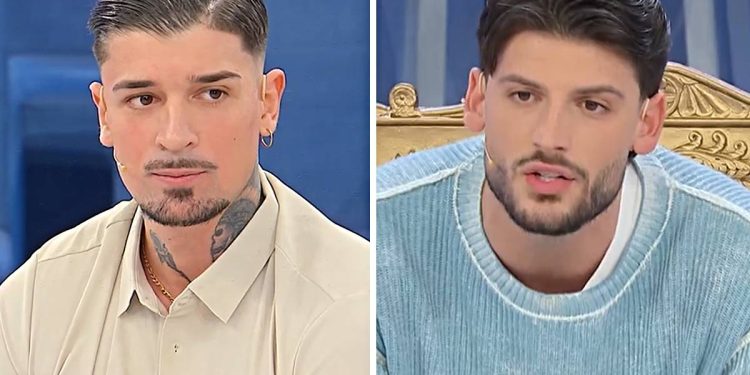 Uomini e Donne, pesanti insulti e minacce tra Ciro e Matteo (Collage screen Witty Tv)