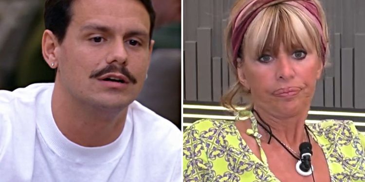 Alessandra Mussolini furiosa con Renato al GF Vip (Screen Mediaset Infinity)