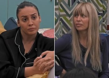 Alessandra Mussolini punge Francesca su Raimondo al GF Vip (Collage screen Mediaset Infinity)