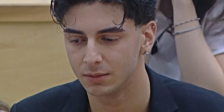 Amici 25, prime parole di Alex Casu dopo l'eliminazione (Screen Witty Tv)