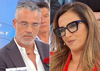Anticipazioni Uomini e Donne, Elisabetta e Sebastiano vanno via insieme (Collage screen Witty Tv)