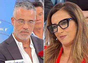 Anticipazioni Uomini e Donne, Elisabetta e Sebastiano vanno via insieme (Collage screen Witty Tv)