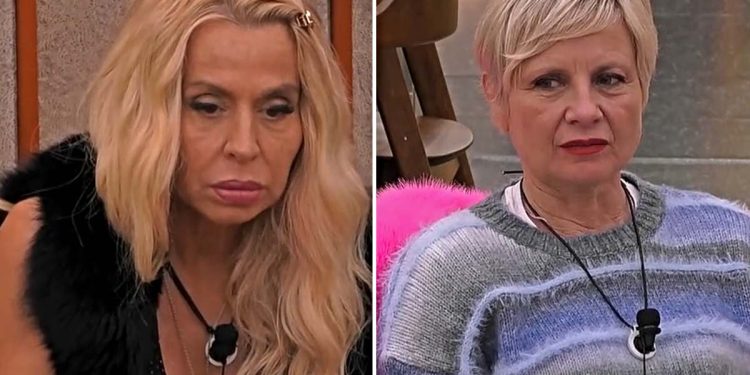 Antonella Elia contro Valeria Marini al GF Vip (Screen Mediaset Infinity)
