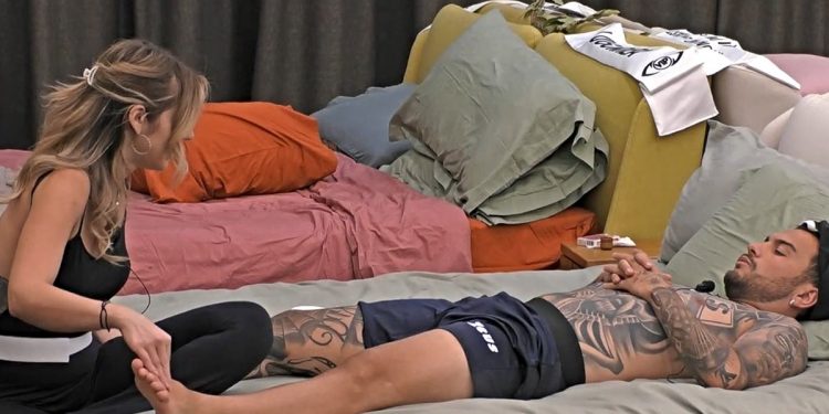 GF Vip, nuovo confronto tra Lucia Ilardo e Raul Dumitras (Screen Mediaset Infinity)