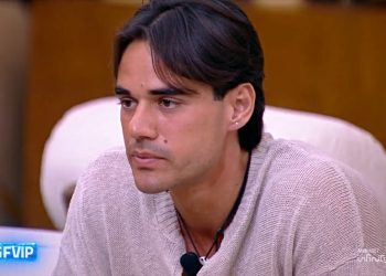 Grande Fratello Vip, prime parole di Nicolò Brigante dopo l'abbandono (Screen Mediaset Infinity)