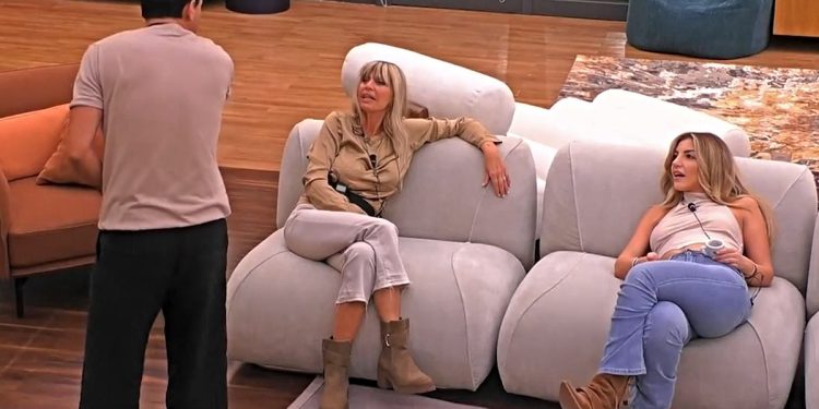 Renato Biancardi litiga con Alessandra Mussolini al GF Vip (Screen Mediaset Infinity)