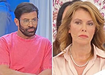 Uomini e Donne, Gianni Sperti non accetta il regalo di Cinzia (Collage screen Witty Tv)