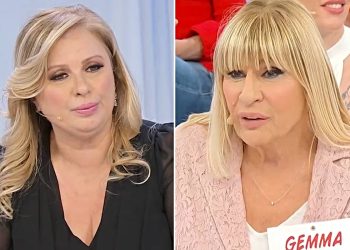 Uomini e Donne, Tina Cipollari attacca Gemma Galgani (Collage screen Witty Tv)