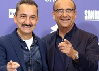 Carlo Conti Nicola Savino foto Rai
