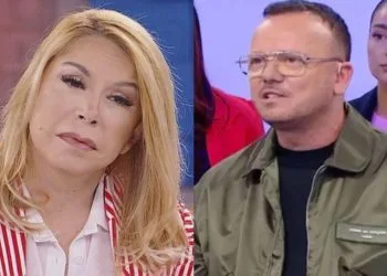 Lite Gigi D’Alessio e Anna Pettinelli ad Amici 25
