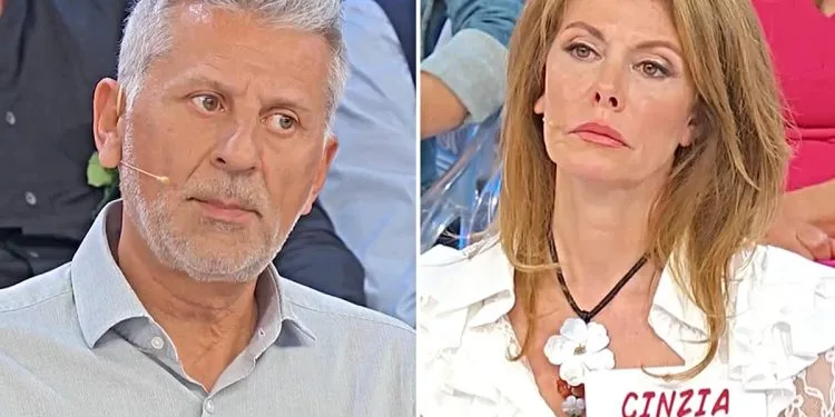 Anticipazioni Uomini e Donne, Marco in lacrime per Cinzia (Collage screen Witty Tv)