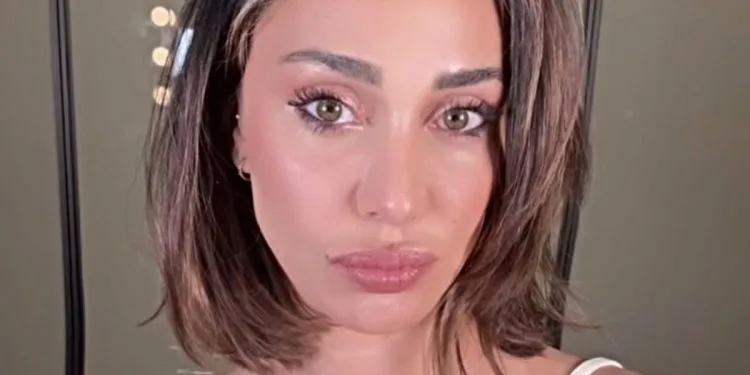 Belen Rodriguez in ospedale dopo un malore (Screen Ig)