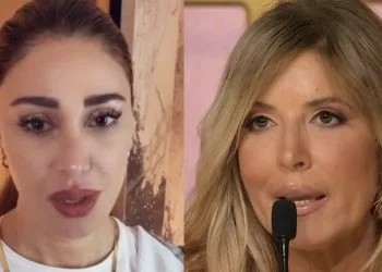 Belen Rodriguez Selvaggia Lucarelli collage