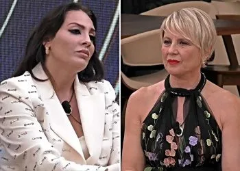 GF Vip, Antonella Elia dura con Francesca Manzini (Collage screen Mediaset Infinity)