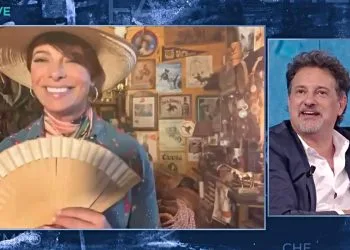 Natalia Estrada torna in tv dopo anni di assenza e fa una sorpresa a Leonardo Pieraccioni (Screen X)