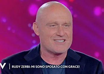 Rudy Zerbi sulle nozze con Grace Raccah, perché ha fatto in fretta (Screen Mediaset Infinity)