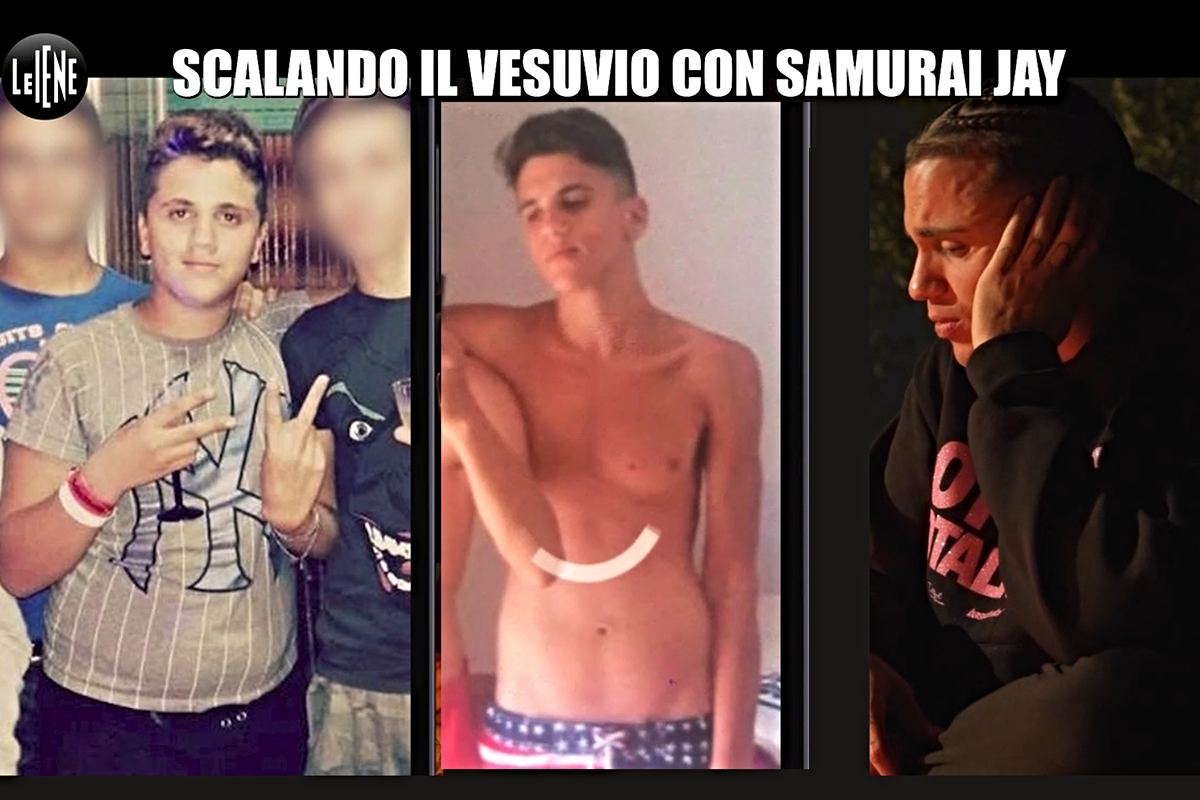 Samurai Jay veniva deriso perché era diverso (Collage screen Mediaset Infinity)