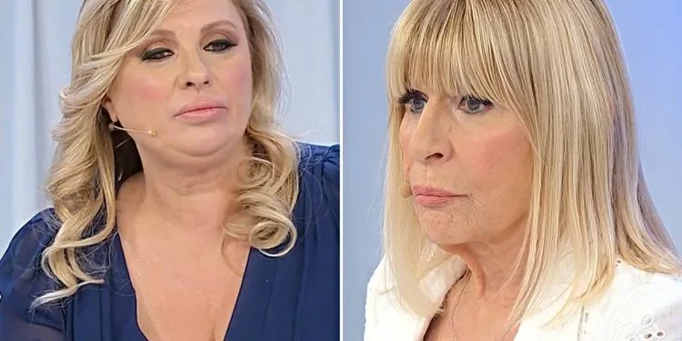 Tina Cipollari punge Gemma Galgani a Uomini e Donne (Collage screen Witty Tv)