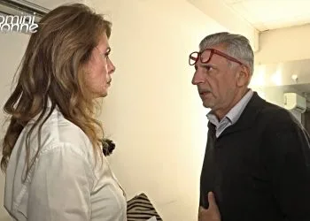 Uomini e Donne, dopo la protesta in studio Cinzia Paolini va da Marco (Screen Witty Tv)