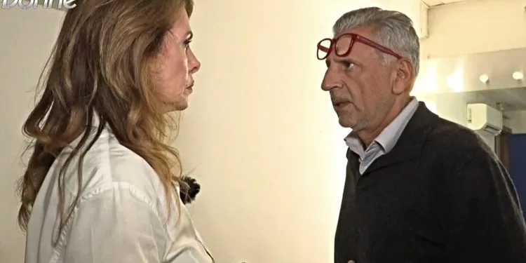 Uomini e Donne, dopo la protesta in studio Cinzia Paolini va da Marco (Screen Witty Tv)