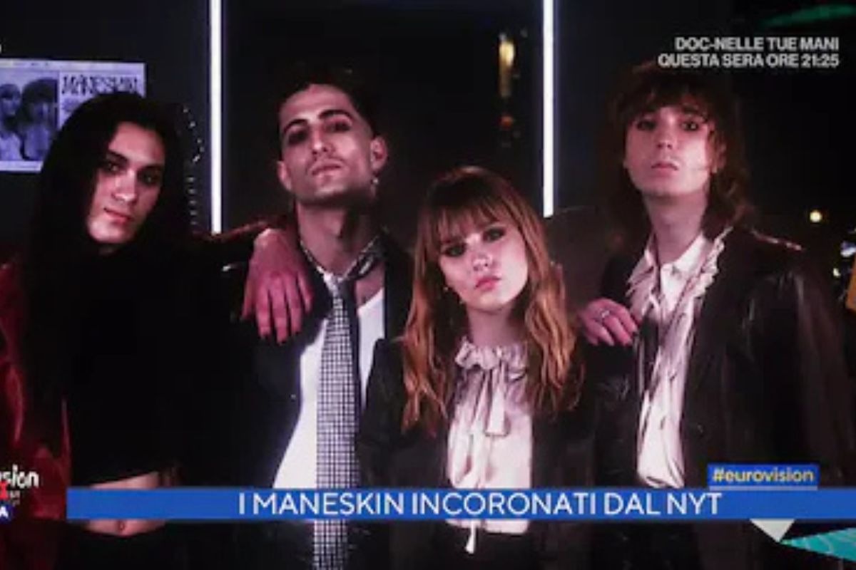 I Maneskin (Foto: screen Raiplay)