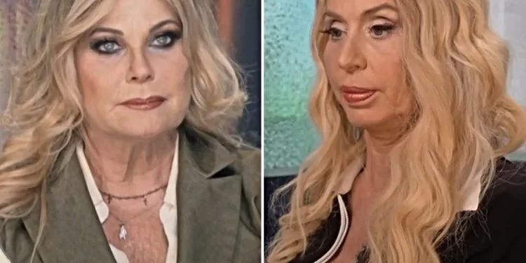 Patrizia Pellegrino contro Valeria Marini (Collage screen Raiplay)