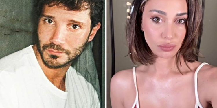 Stefano De Martino al fianco di Belen Rodriguez (Collage Ig)