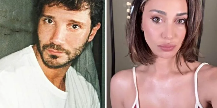 Stefano De Martino al fianco di Belen Rodriguez (Collage Ig)