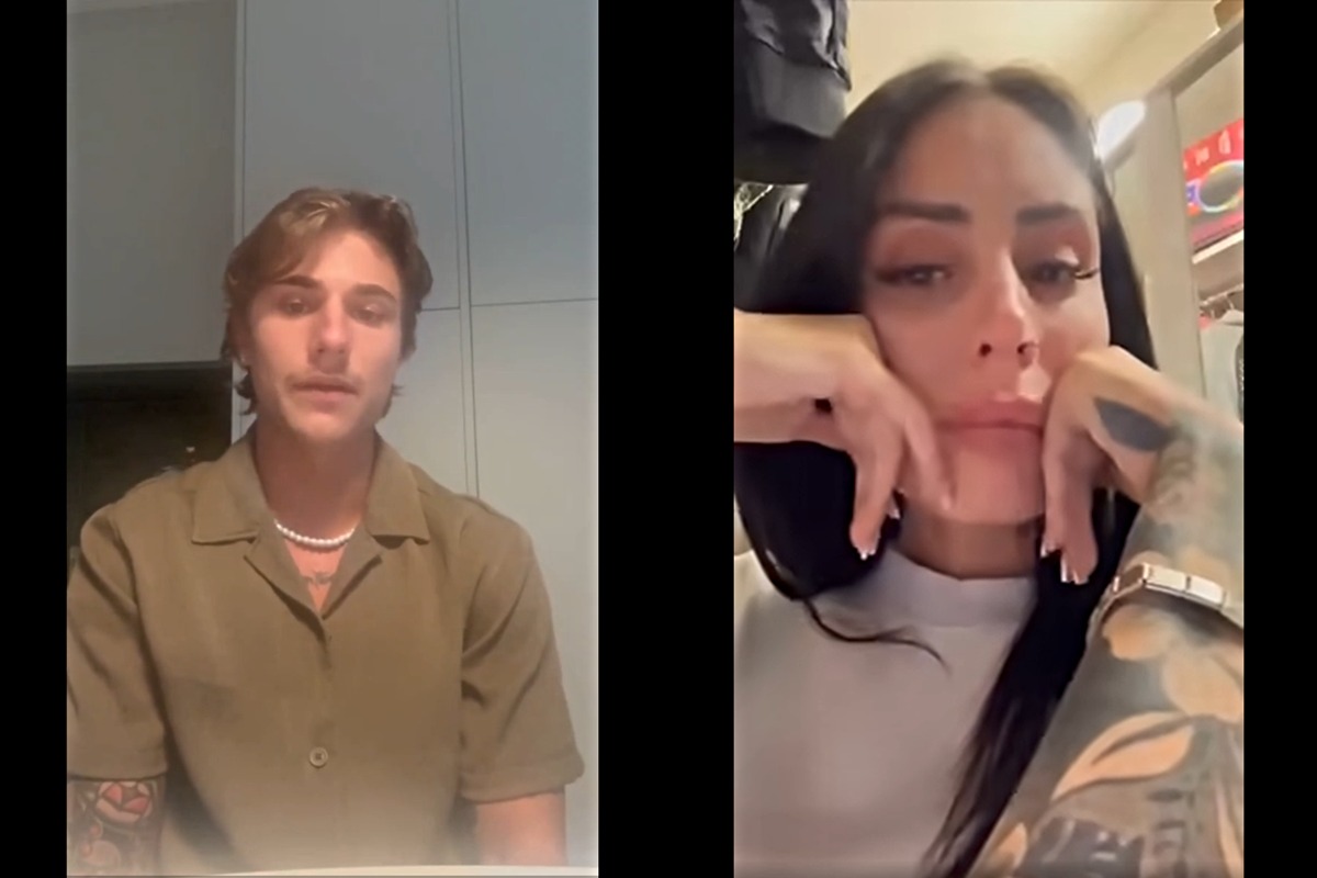 Temptation Island, Gabriele e Sara parlano dei video hot (Collage screen Ig)