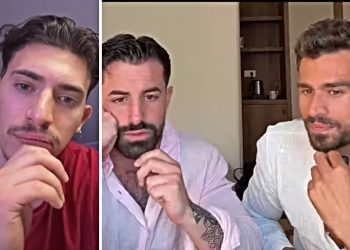 Temptation Island Simone Margagliotti non approva il gesto di Marco e Rosario (Collga screen Ig)