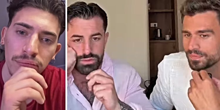 Temptation Island Simone Margagliotti non approva il gesto di Marco e Rosario (Collga screen Ig)