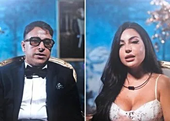 The 50 Italia, Tony Renda contro l'ex fidanzata (Collage screen Primevideo)