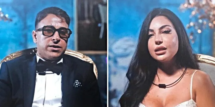 The 50 Italia, Tony Renda contro l'ex fidanzata (Collage screen Primevideo)
