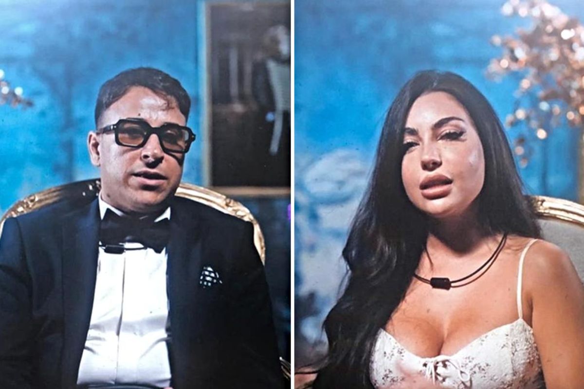 The 50 Italia, Tony Renda contro l'ex fidanzata (Collage screen Primevideo)