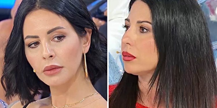 Uomini e Donne, Debora attacca Rosanna ma poi fa marcia indietro (Collage screen Witty Tv)