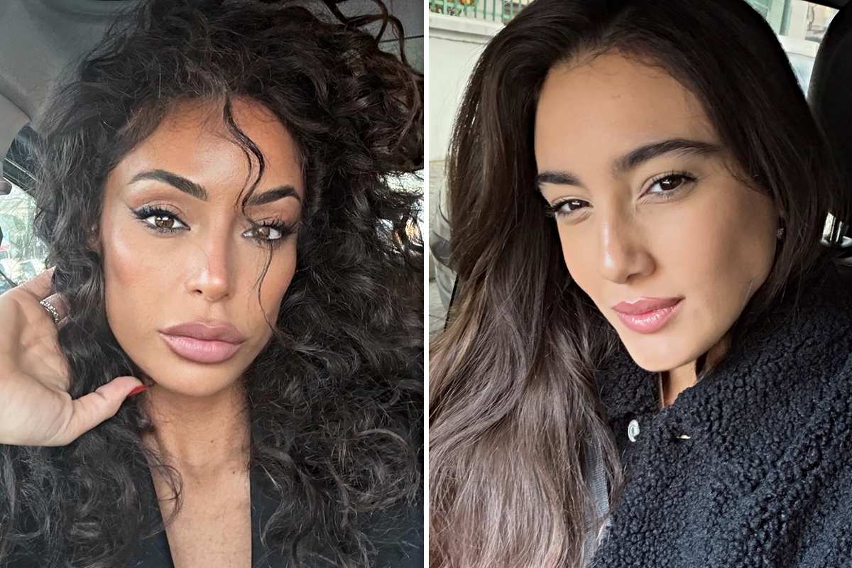 Isola dei famosi, Zeudi Di Palma e Raffaella Fico si sono prese per i capelli (Collage screen Instagram)