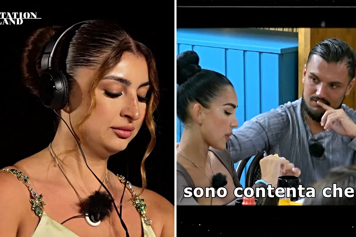 Temptation Island, Sabrina sbotta contro Giovanni (Collage screen Witty Tv)