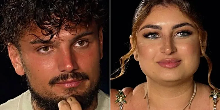 Temptation Island, Giovanni ferisce Sabrina e lei sbotta (Collage screen Witty Tv)