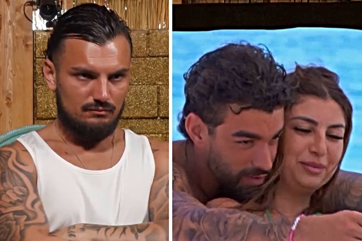 Temptation Island, Giovanni chiede il falò, Sabrina ha baciato con passione Lory (Collage screen Witty tv)