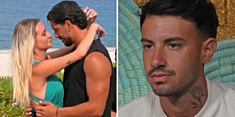 Temptation Island, Soraya delude ancora Cristian (Collage screen Witty tv)