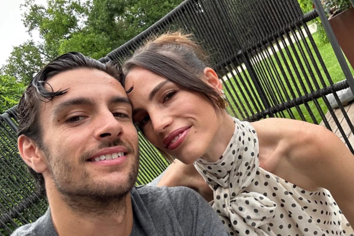 Lorenzo Musetti e la compagna Veronica