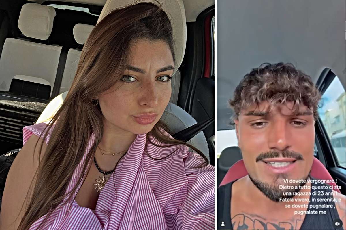 Temptation Island, Giovanni difende Sabrina (Collage Ig)