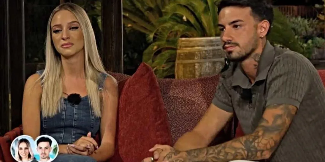 Temptation Island, pungenti frecciatine tra Cristian e Soraya sui social (Screen Witty Tv)